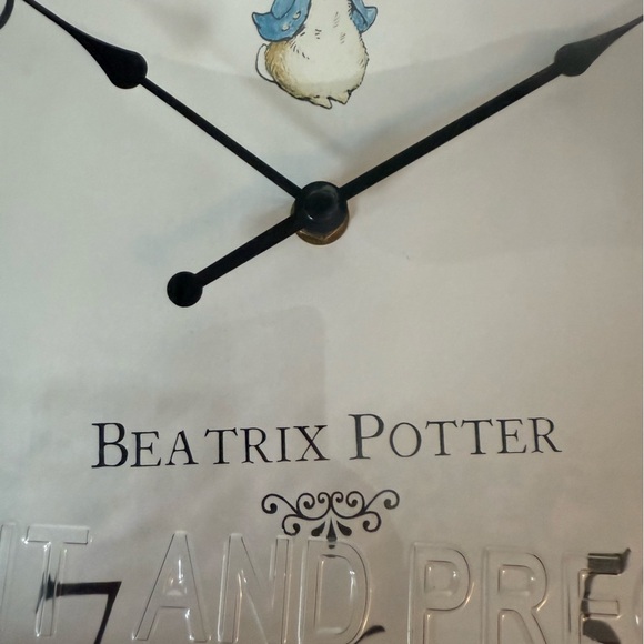 NEW! Beatrix Potter Peter Rabbit Wall Clock RARE Original 2007 In Box - Picture 4 of 8